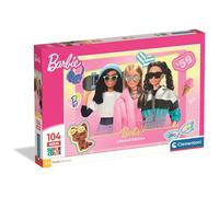 Clementoni - Puzzle Enfant Barbie Maxi 104 Pièces - 4 Ans et + - Jeu de société coloré, Univers Mode - Idée Cadeau