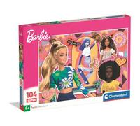 Clementoni - Puzzle Enfant Barbie Super 104 Pièces - 6 Ans et + - Jeu de société coloré - Idée Cadeau