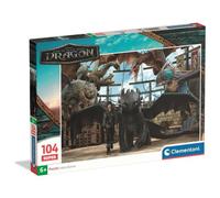 Clementoni Puzzle 104 pièces Super - How to Train your Dragon