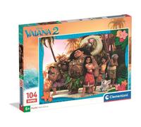Clementoni Puzzle 104 pièces Super - Vaiana 2