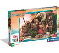 CLEMENTONI Puzzle 104 Super Couleur Moana 2 25787