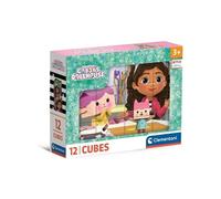 Clementoni Puzzle 12 Cubes De La Maison De Gabby