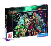 Clementoni Puzzle 180 pièces, Illustration Gormiti, pour Enfants à partir de 7 Ans, Dessins animés, Super-héros, idée Cadeau Anniversaire, fabriqué en Italie, 48,5 x 33,5 cm, 29792