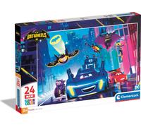 Clementoni puzzle 24 maxi éléments SuperKolor Batwheels 28522 - Puzzle pour enfants