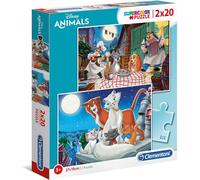Clementoni puzzle 2x20 SuperKolor DisneyAnimal 24764