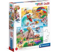 Clementoni Puzzle 2x20el Let's sport 24780
