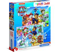 Clementoni Paw Patrol Puzzle 2x60 Pieces Multicolore