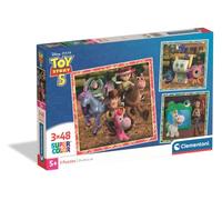 Clementoni | Puzzle 3-en-1 Toy Story 5 pour Enfants 5 Ans+ | 3x48 Pièces | Dimensions 21 x 20,5 cm | Développement Logique et Manuel | Activité sans écran | Idée Cadeau Enfant