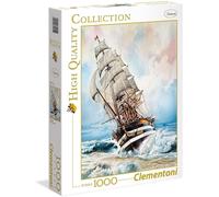 Clementoni Puzzle 39415 - Amerigo Vespucci (1000 Pièces) Puzzle Bateau Peinture