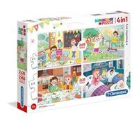 Clementoni Puzzle 4-in-1Une belle journée 2x20/2x60 pièces Multicolore G