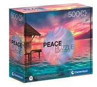 Clementoni puzzle 500 PeaceCol LivingthePresent 35120