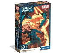 Clementoni Puzzle 500 pièces - Marvel, Les 4 Fantastiques