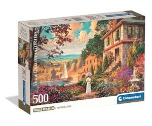 Clementoni - Puzzle 500 Pièces Victorian Promenade - 14 Ans et + - Jeu de société scène élégante - Idée Cadeau