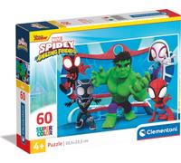Clementoni Puzzle 60 pièces Maxi SuperKolor Spidey 26595