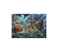 Clementoni – Puzzle Bataille Navale de Pirates 6000 pièces – Adulte – Fabriqué en Italie