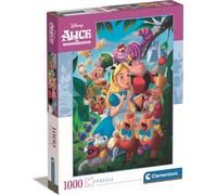 Clementoni Disney Alice Bespoke-1000 Pièces-Puzzle, Divertissement pour Adultes-Fabriqué en Italie, 39673
