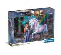 Clementoni – Puzzle pour adultes Anne Stokes Bluebell Wood, 1500 pièces, fabriqué en Italie, 31735