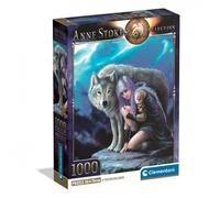 Clementoni Puzzle Anne Stokes Protector Compact Box 1000 pièces pour adultes Fabriqué en Italie
