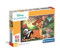 Clementoni - Puzzle Enfant Disney Classics 60 Pièces - 4 Ans et + - Jeu de société Enfant, héros Disney, Observation - Idée Cadeau