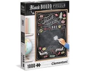 Clementoni puzzle BB - Think Outside the box 1000 pièces Noir G