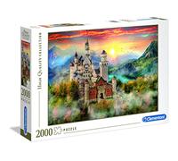 Clementoni | Puzzle Château de Neuschwanstein 2000 Pièces pour Adultes 14 Ans+ | 97,5 x 66,8 cm | Puzzle Paysage Allemagne | Haute Définition | Carton Recyclé | Ideé Cadeau | Jeu de Societé Calme