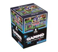 Clementoni Puzzle Cube Sonic 500 pièces – 14 ans et + – Collection Gamer – Idée cadeau