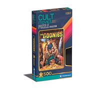 Clementoni | Puzzle Cult Movies The Goonies 500 Pièces pour Adultes 14 Ans+ | 49 x 36 cm | Collection Cinéma Années 80 | Boîte VHS Vintage | Carton Recyclé | Jeu de Societé Calme | Ideé Cadeau