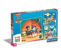 Clementoni Puzzle Pat' Patrouille 3x48 pièces – Jeu éducatif, 27x18 cm – Dès 5 ans