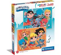 CLEMENTONI Puzzle DC Super Friends 2x60 pièces