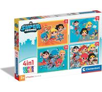 CLEMENTONI Puzzle DC Super Friends 4in1 (12+16+20+24 pièces)