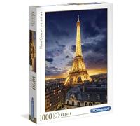 Clementoni Puzzle 39513 – La Tour Eiffel, Paris – 1000 pièces – Jeu de création dès 14 ans
