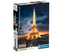 Clementoni Puzzle Collection Tour Eiffel – 1000 pièces – Écologique – Architecture