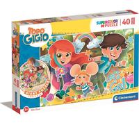 CLEMENTONI Puzzle de sol géant Gigio la souris 40 pièces