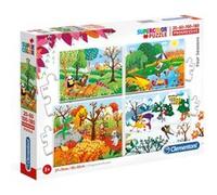Clementoni Puzzle des 4-in-1saisons 20/60/100/180 pièces Multicolore G