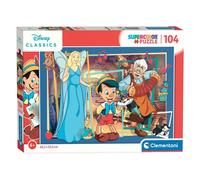 Clementoni Puzzle Disney - Pinocchio, 104 pièces.