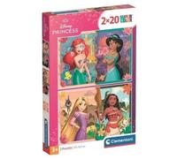 Clementoni Puzzle Disney Princess 2x20 Pieces
