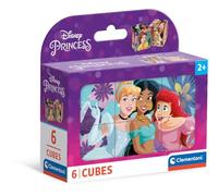 Clementoni Puzzle Disney Princess Cube Supercolor 6 pièces – 2-4 ans – Fabriqué en Italie 40660