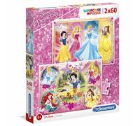 CLEMENTONI Puzzle Disney Princesse : Friends 2x60 pièces