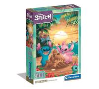 Puzzle 500 pièces Stitch compact, Pour enfants à partir de 3 ans, Thème dessins animés, CLEMENTONI