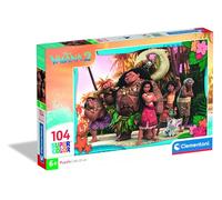 Clementoni Puzzle Disney Vaiana 2, 104 Pièces, Puzzle pour Enfants, Fabriqué en Italie, 25786