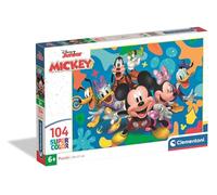 Clementoni - Puzzle Enfant 104 Pièces Disney Mickey and Friends Walt Disney - Fabriqué en Italie, 25053