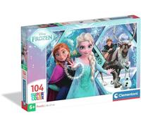Clementoni - Puzzle Enfant 104 Pièces Frozen Walt Disney - Fabriqué en Italie, 25045