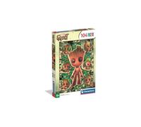 Clementoni - Puzzle Enfant 104 Pièces Marvel Groot Marvel-Fabriqué en Italie, 25051