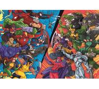 Clementoni - Puzzle Enfant 104 Pièces Marvel Heroes Vs Villains Marvel-Fabriqué en Italie, 25061
