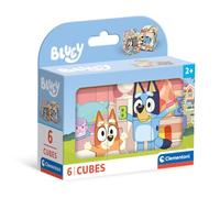 Clementoni Puzzle Enfant 2 Ans - Bluey 6 Pièces - Cube Supercolor, Jeu de société Enfant, Fabriqué en Italie, 40662