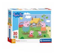 Clementoni - Puzzle Enfant 30 Pièces Peppa Pig - Fabriqué en Italie, 20838