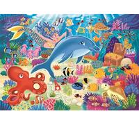 Clementoni Puzzle enfant Super Color Undersea Fun 20837 – 30 pièces – Fabriqué en Italie