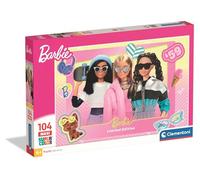 Clementoni - Puzzle Enfant Barbie Maxi 104 Pièces - 4 Ans et + - Jeu de société coloré, Univers Mode - Idée Cadeau