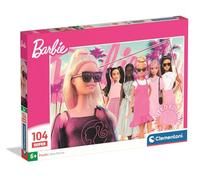 Clementoni - Puzzle Enfant Barbie Super 104 Pièces - 6 Ans et + - Jeu de société Idée Cadeau