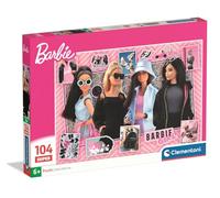 Clementoni - Puzzle Enfant Barbie Super 104 Pièces - 6 Ans et + - Jeu de société ludique - Idée Cadeau